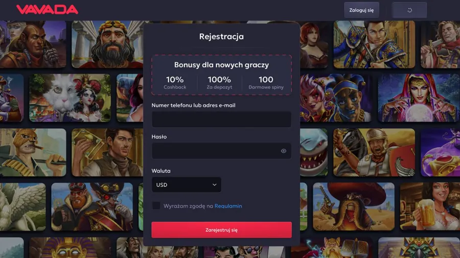 Vavada crypto casino registration form – step by step